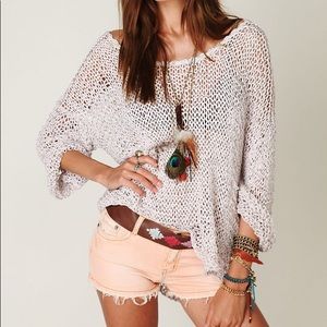Free People Beach Tape Yarn Sweater